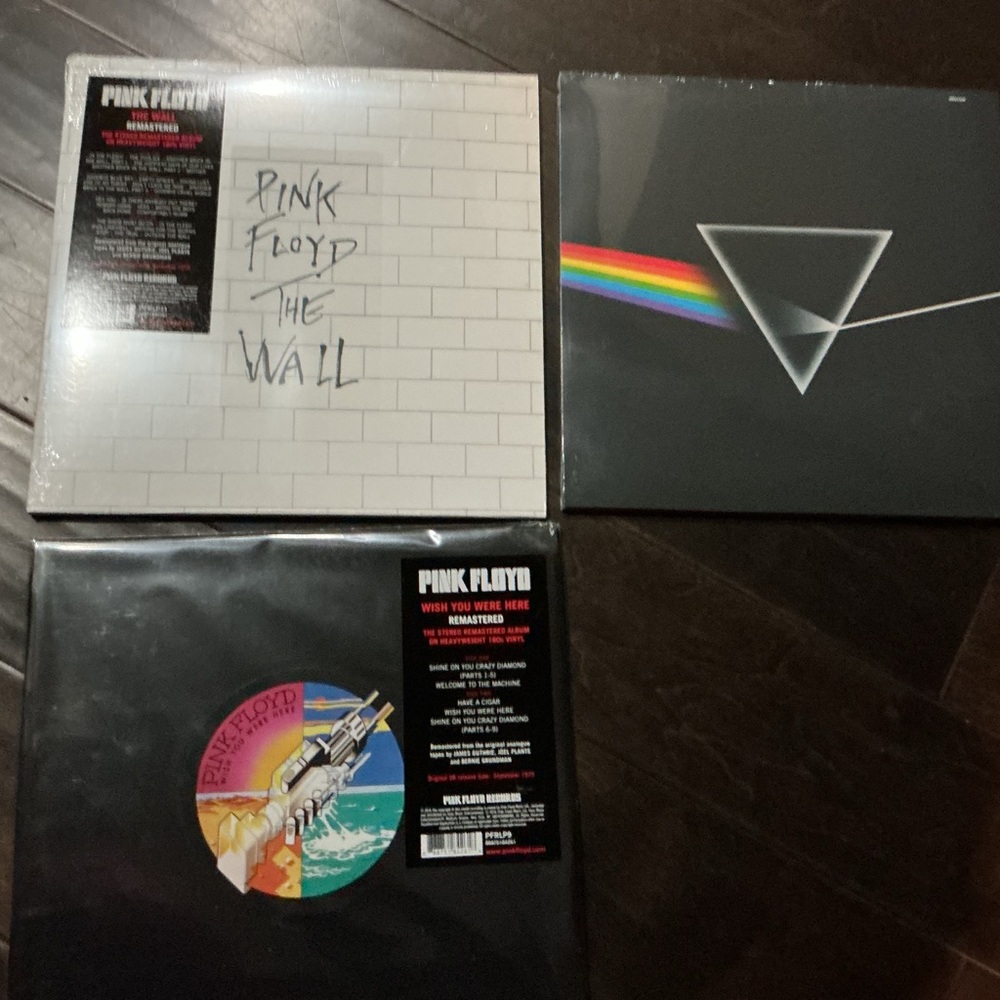 Pink Floyd Vinyl Record Lot (3) Black & White Albums | Classic Rock - Picture 4 of 5